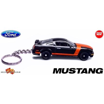 VERY RARE KEYCHAIN BLACK FORD MUSTANG GT/BOSS CUSTOM Ltd Ed