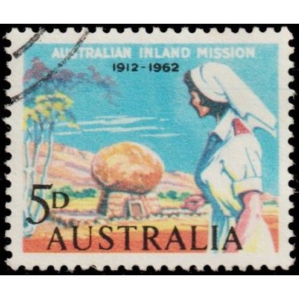 Australia 1962 5d Inland Mission XFU - SG 343