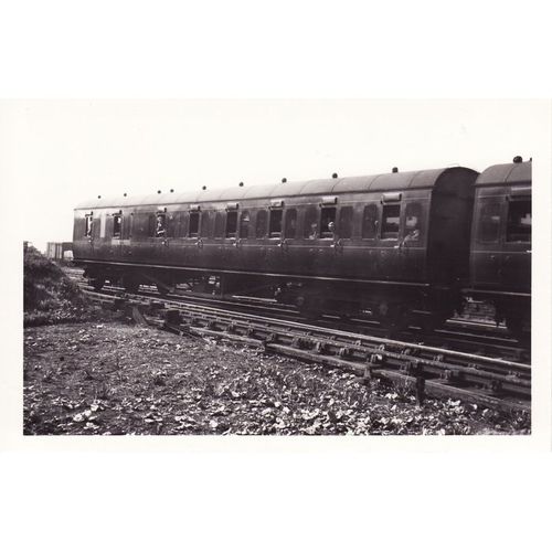 Railway Carriage Photo LMS 24427 Driving Trailer Brake 3rd Coach Push Pull 1950