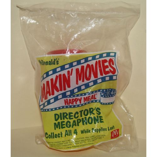 1994 McDonalds Makin' Movies Director's Megaphone Mint in Package