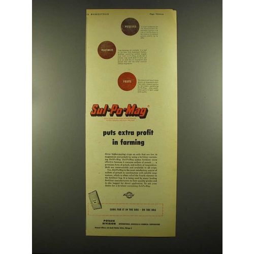 1955 International Minerals & Chemical Sul-Po-May Ad