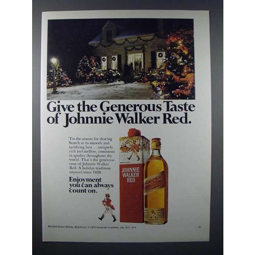 1976 Johnnie Walker Red Scotch Ad