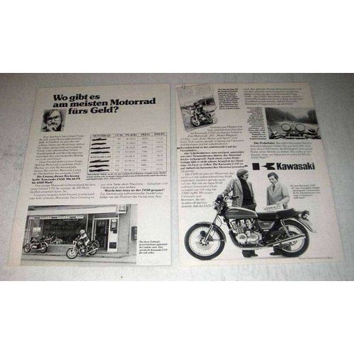 1977 Kawasaki Z650 Motorcycle Ad - in German