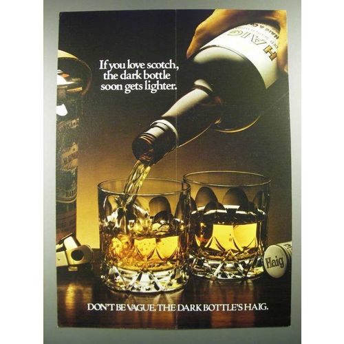 1980 Haig Scotch Ad - If You Love Scotch