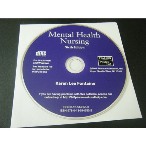 Mental Health Nursing Sixth Edition by Karen Lee Fontaine (PC & MAC, 2009)