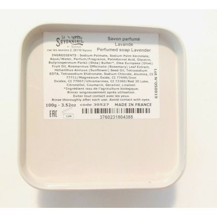 Lavender Soap In A Tin La Savonnerie de Nyons 100g