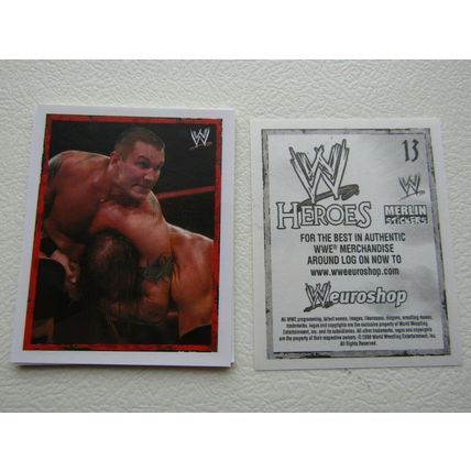 Topps - Merlin 2008 WWE Heroes Wresting Stickers 1-216 & P1-P15 Variants (EB2)