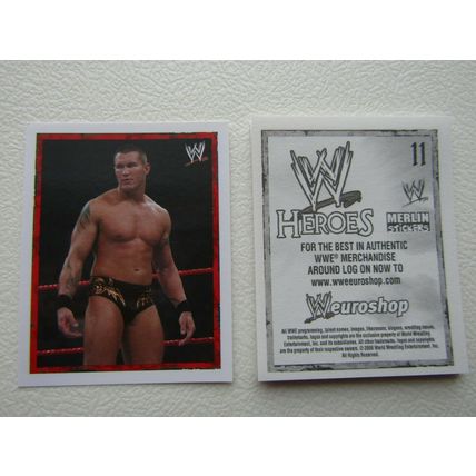 Topps - Merlin 2008 WWE Heroes Wresting Stickers 1-216 & P1-P15 Variants (EB2)