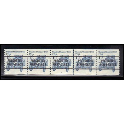 2132a 12c Stanley Steamer Very Fine MNH Dry Gum PNC 2/5 Line Gap X2023