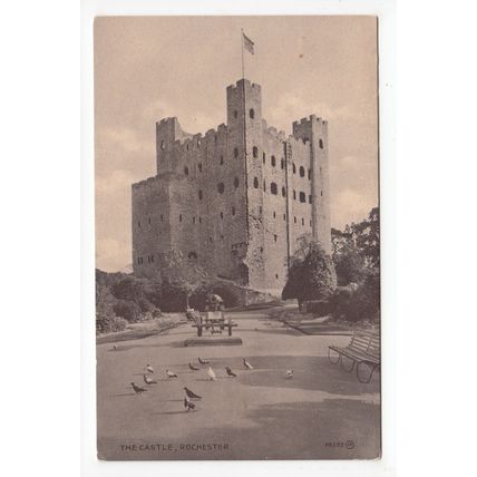 The Castle Rochester Postcard Kent 98282