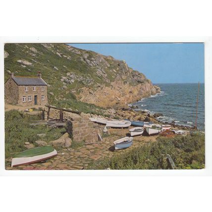Penberth Cove near Porthcurno Cornwall Postcard