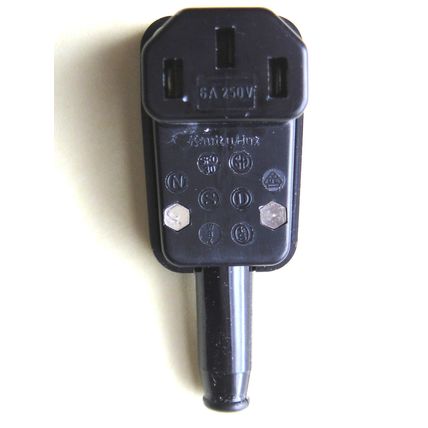 Bulgin Vintage P556 Vintage Right Angle IEC Mains Connector NOS Confined Rack