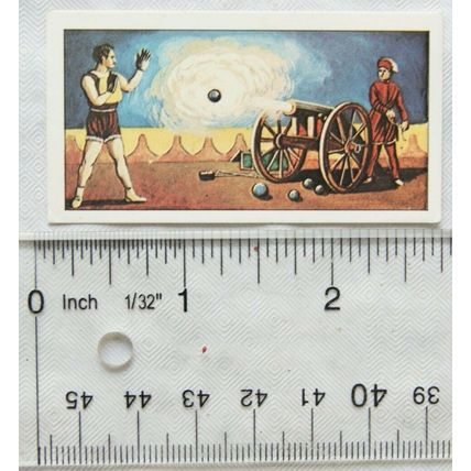 1968 Amaran Tea card The Circus No. 4 Cannon Ball Act