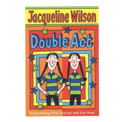 Jacqueline Wilson Double Act Childrens Book Postcard