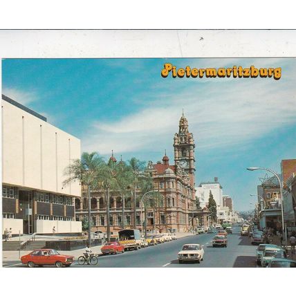 Pietmaritzburg City Hall South Africa Postcard unused VGC