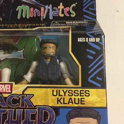 New Sealed Marvel Killmonger & Ulysses Klaue Minimates