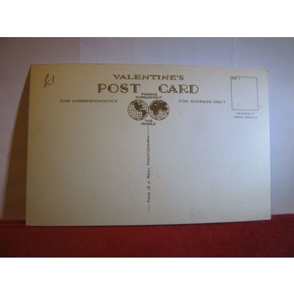 view from the lake, SANDRINGHAM HOUSE, NORFOLK unused postcard by Valentine =