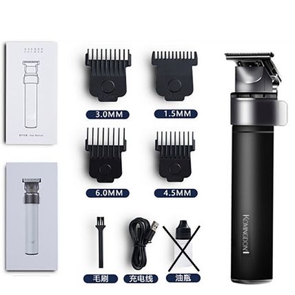 Komingdon Hair Detail Trimmer Magnet Combs Zero Gap Balding Shaver Baby Hair Cut