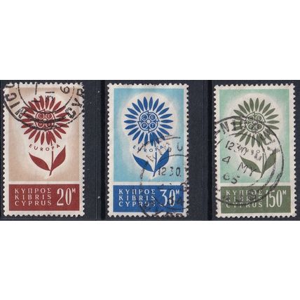 Cyprus 1964 SG 249-51 Used - Europa/CEPT (G-254 (5))