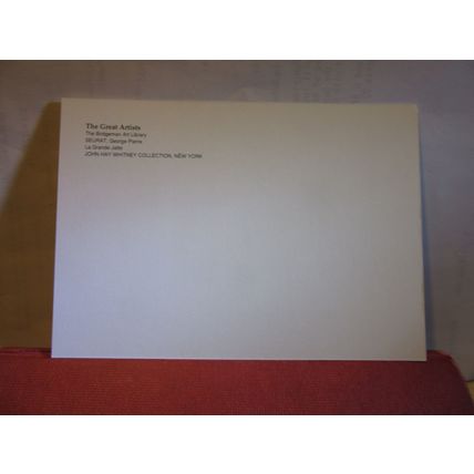 LA GRANDE JATTE by George Seurat unused postcard #