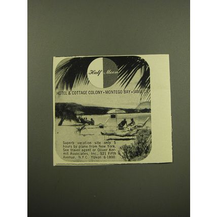 1959 Half Moon Hotel & Cottage Colony Advertisement