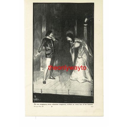 Vengeance, Stern Relentless Vengeance..., Book Illustration (Print), 1902/3