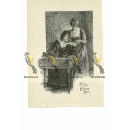 Air Mother Sang, Sidney Tarrant, Book Illustration (Print), 1893