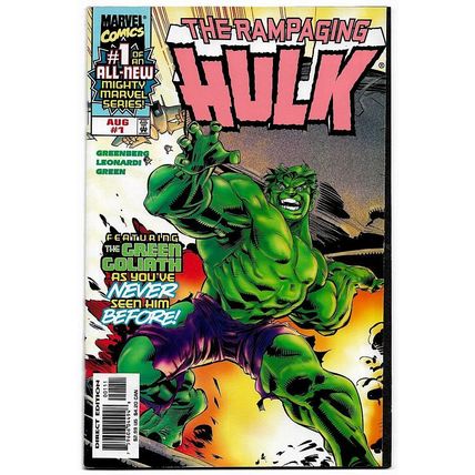Rampaging Hulk #1 (1998) *Marvel Comics / Wraparound Cover By Rick Leonardi*