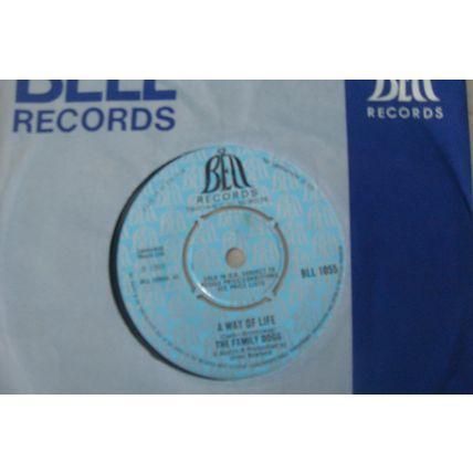 A1-THE FAMILY DOGG–A WAY OF LIFE–UK 7" SINGLE-1969-EX- The Family Dogg