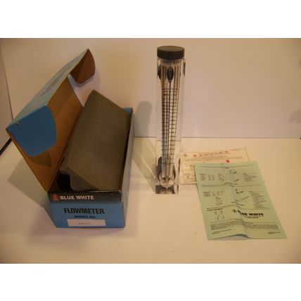 BLUE WHITE INDUSTRIES FLOWMETER F-51017L 9706