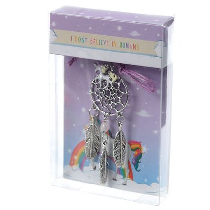 Enchanted Rainbows Unicorn Metal Dreamcatcher Keepsake Gift Boxed 4 Designs