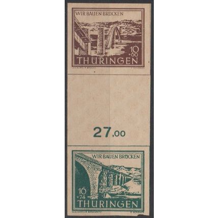 Mi: Szd Iy MNH 1946 SBZ Cat € 20