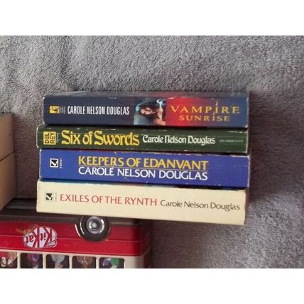 DOUGLAS Carole Nelson 4 PBs Exiles of the Rynth Keepers Edanvant Vampire Sunrise