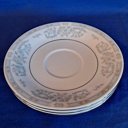 Vintage Lot 3 Fairfield VERSAILLES Fine China SAUCERS Bread Dessert Plates