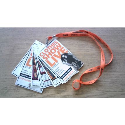 Clothes Show Live Lanyard & Showguide (NEC Birmingham 3-8 December 2010)