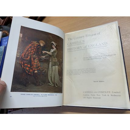 c1900s CASSELL'S HISTORY OF ENGLAND VOLUME 4 ILLUSTRATED 1.6kg HB BOOK (P8)