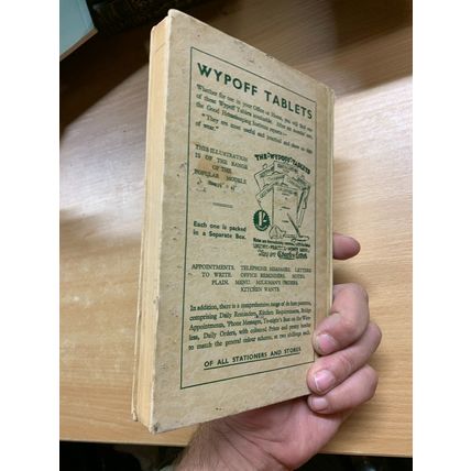 1937 "LADIES' YEAR BOOK 1938" VINTAGE HB BOOK & FOLD OUT UNDERGROUND MAP (P3)