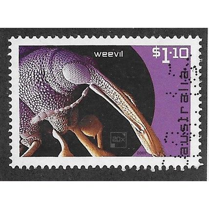 AUS 2009 $1.10 'MICRO MONSTERS- WEEVIL' FINE USED (EBID66-719)