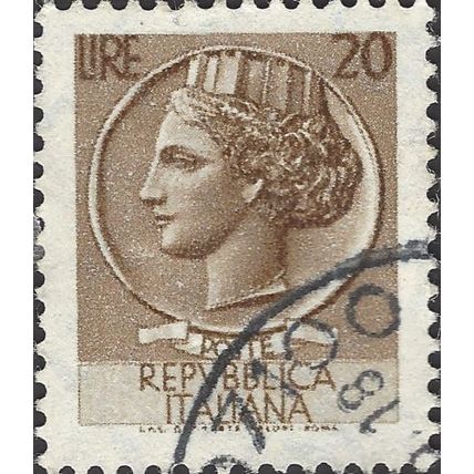 ITALY, Coin of Syracuse, brown 1955, 20Lire