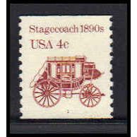 2228av 4c Stagecoach Very Fine MNH Dry Gum CNS 1 PA6034