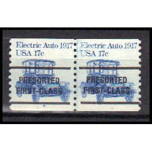 1906a 17c Electric Auto Fine MNH Dry Gum CNP Left 4C Line Gap PA0500