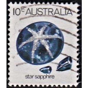 AUSTRALIA, 1974 10c Star Sapphire, SG 552a (Scott #562), used