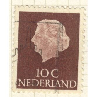 Netherlands 1953 - SG775 - 10c brown - Queen Juliana - used 2