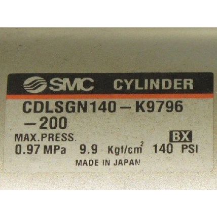 NEW SMC CDLSGN140-K9796-200 PNEUMATIC CYLINDER,140 PSI,cdlsgn140 K9796 200,HA