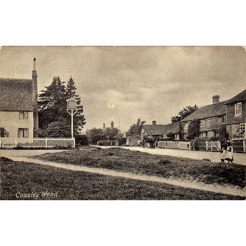 Sussex - COUSLEY WOOD - Wadhurst - Olde Vine & Blacksmiths Shop - PPC - p/u 1908