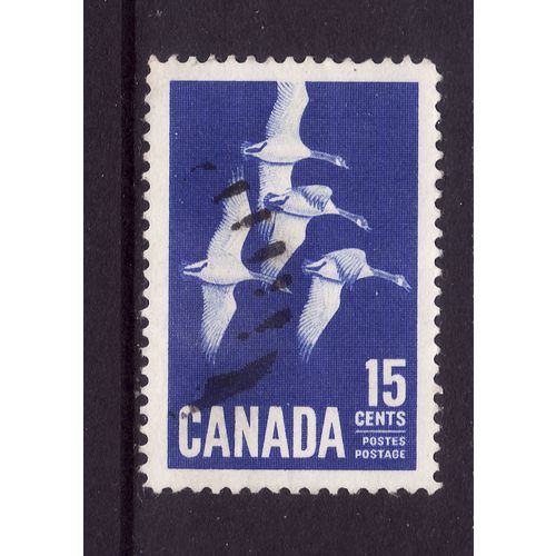 CANADA 1963 15c BLUE CANADA GEESE SG 539 FINE USED#2
