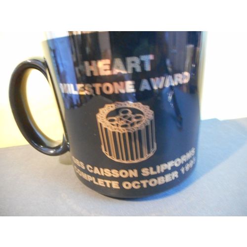 Hibernia GBS Coffee Mug,1995 Milestone Award,Newfoundland,Canada,Oil & Gas