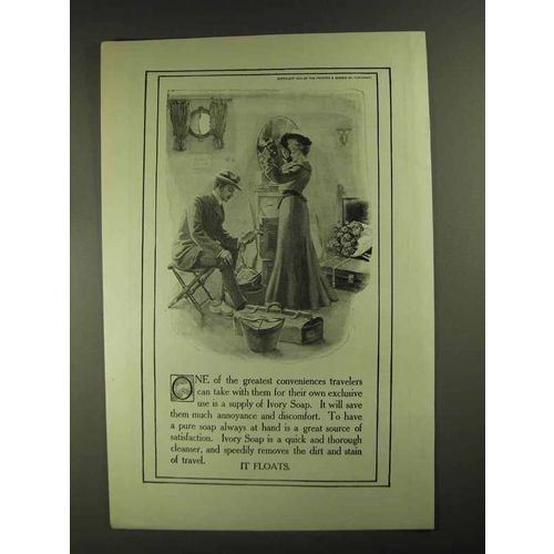 1903 Ivory Soap Ad - Greatest Conveniences Travelers