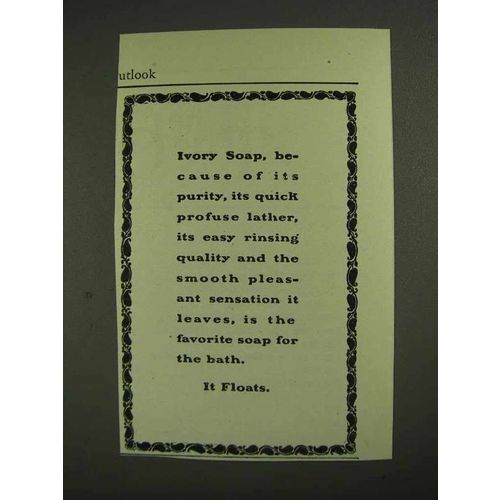 1903 Ivory Soap Ad - Its Purity