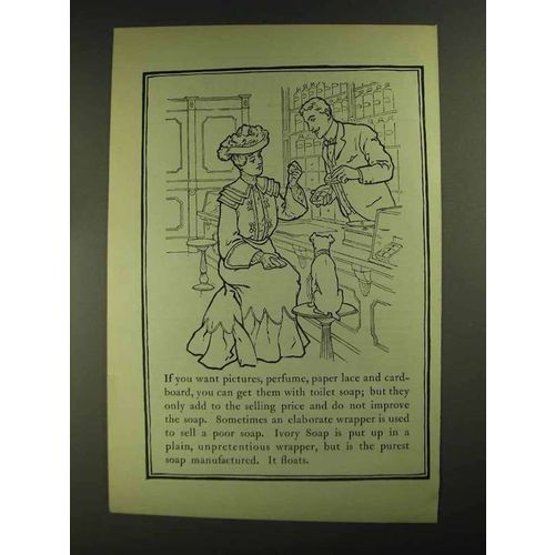1903 Ivory Soap Ad - Pictures, Perfume, Paper Lace